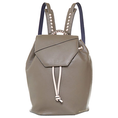 Ted Baker Colour By Numbers Cereza Leather Backpack Olive Ted Baker Colour By Numbers Cereza Leather Backpack Olive